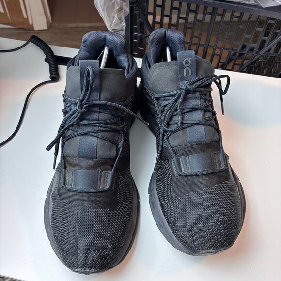 On Running Cloudnova Form 2 Men's 10 All Black Comfort Walking Sport Gym Active - Picture 5 of 16